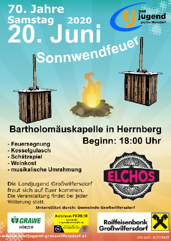 Sonnwendfeuer 20. Juni 2020